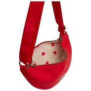 Hindbag Bolso Media Luna Andrea - Rojo Carmín