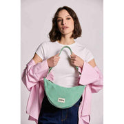 Hindbag Andrea Bolso Media Luna - Rayas Verdes