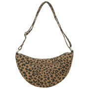 Hindbag Andrea Half Moon Bag - Leopardo Canela Marrón
