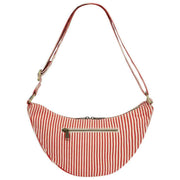 Hindbag Andrea Bolso Media Luna - Rayas Rojas