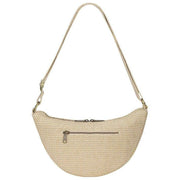 Hindbag Andrea Bolso tejido media luna - Beige nude