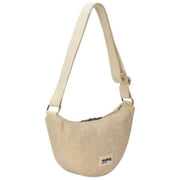 Hindbag Andrea Bolso tejido media luna - Beige nude