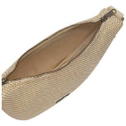 Hindbag Andrea Bolso tejido media luna - Beige nude