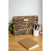 Maletín para portátil Hindbag Ava Medium de 15 pulgadas - Cinnamon Zebra Brown