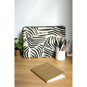 Maletín para portátil Hindbag Ava Medium de 15 pulgadas - Ecru Zebra