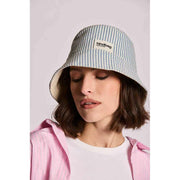 Gorro de pescador Hindbag Bob - Rayas azules