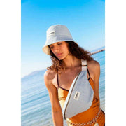 Gorro de pescador Hindbag Bob - Rayas azules