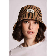 Gorro de pescador Hindbag Bob - Cinnamon Zebra Brown