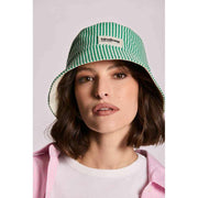 Gorro de pescador Hindbag Bob - Rayas Verdes