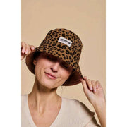 Gorro de pescador Hindbag Bob - Leopard Cinnamon Brown