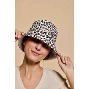 Gorro de pescador Hindbag Bob - Leopard Off White