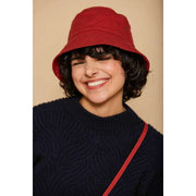 Gorro de pescador Hindbag Bob - Rojo terracota