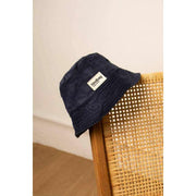 Gorro de pescador Hindbag Bob - Terciopelo Azul Marino