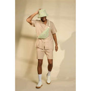 Gorro de pescador Hindbag Bob Terry - Verde Almendra