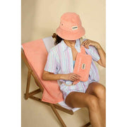 Gorro de pescador Hindbag Bob Terry - Coral Pink