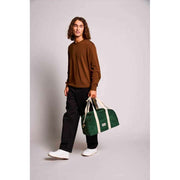 Bolso Bowling Hindbag Charlie - Terciopelo Verde Pino