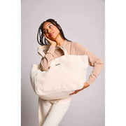 Bolso Tote Hindbag Claude Teddy - Blanco Ártico