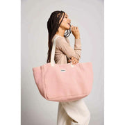 Hindbag Claude Teddy Tote Bag - Rosa Polvo