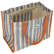 Hindbag Claude Tote Bag - Naranja/Azul Rayas