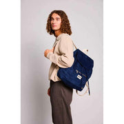 Mochila Hindbag Eliot - Terciopelo Azul Marino