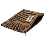 Bolso mediano con cremallera Hindbag Ema - Zebra Cinnamon Brown