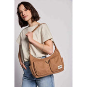 Hindbag Emile Bolso de hombro con múltiples bolsillos - Marrón canela
