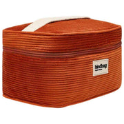 Hindbag Gaspard Vanity Bag - Terciopelo Ladrillo Naranja
