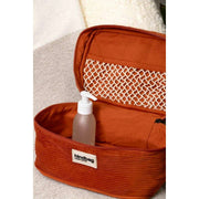 Hindbag Gaspard Vanity Bag - Terciopelo Ladrillo Naranja
