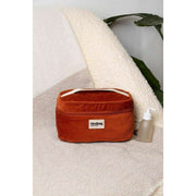 Hindbag Gaspard Vanity Bag - Terciopelo Ladrillo Naranja