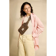 Riñonera Hindbag Harry Rectángulo - Leopard Cinnamon Brown
