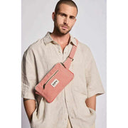 Riñonera Hindbag Harry Rectángulo - Rayas Rojas