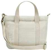 Hindbag Louise Square Teddy Bolso Bandolera - Blanco Ártico