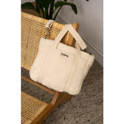 Hindbag Louise Square Teddy Bolso Bandolera - Blanco Ártico