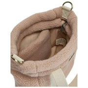 Hindbag Louise Square Teddy Bolso Bandolera - Rosa Polvo