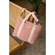 Hindbag Louise Square Teddy Bolso Bandolera - Rosa Polvo