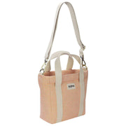 Hindbag Louise Square Bolso Bandolera Tejido - Rosa Coral