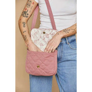 Hindbag Margault Bolso De Hombro Acolchado - Rosa Rubor