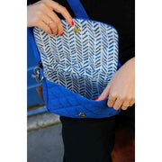 Hindbag Margault Bolso De Hombro Acolchado - Azul Eléctrico
