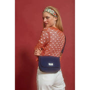 Hindbag Margault Bolso De Hombro Acolchado - Azul Marino