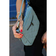 Hindbag Margault Bolso De Hombro Acolchado - Verde Salvia