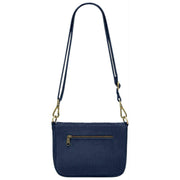 Bolso de hombro Hindbag Margault - Terciopelo Azul Marino