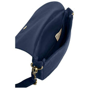 Bolso de hombro Hindbag Margault - Terciopelo Azul Marino
