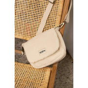 Hindbag Margault Teddy Bolso De Hombro - Blanco Ártico