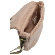 Hindbag Margault Teddy Bolso De Hombro - Rosa Polvo
