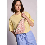 Riñonera Hindbag Olivia - Rayas Rojas/Rosas