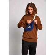 Riñonera Hindbag Olivia - Terciopelo Azul Marino