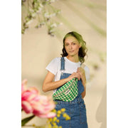 Riñonera Hindbag Olivia - Verde Vichy