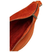 Hindbag Sasha Riñonera Grande - Terciopelo Ladrillo Naranja