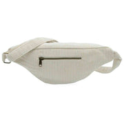 Hindbag Sasha Riñonera Grande - Terciopelo Crema