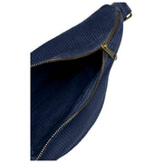 Hindbag Sasha Riñonera Grande - Terciopelo Azul Marino